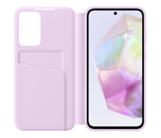 Samsung Smart View Wallet Case do Galaxy A35 fioletowe - 1229579 - zdjęcie 2